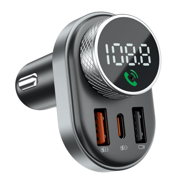 Proove Proove Sound Link Bluetooth 5.0 FM Transmitter en Snellader voor Auto (USBA 2x + USBC) Zwart Proove 7