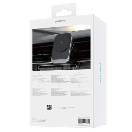 Proove Square Magnetic PRO 15W MagSafe Draadloze Autohouder – Snelle en Betrouwbare Oplossing voor Onderweg - VCTparts.nl