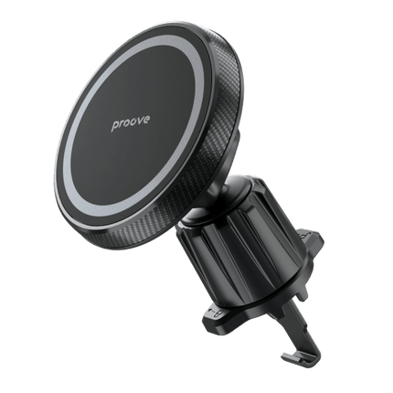 Proove Telefoonhouder Carbon Magnetische Bevestiging – Robuuste Metalen Haak voor Ventilatiegrille – Zwart - VCTparts.nl