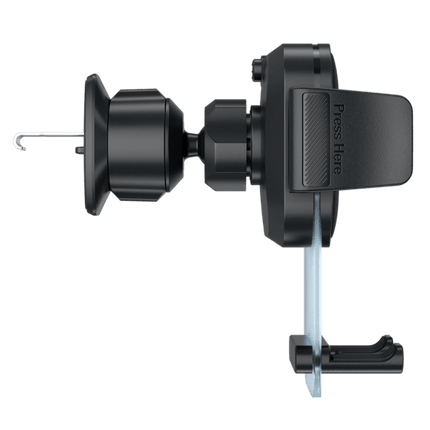Proove Telefoonhouder Crystal Clamp Klem Ventilatierooster Bevestiging Zwart Geschikt voor Smartphones 4.7 - 6.9 Inch - VCTparts.nl