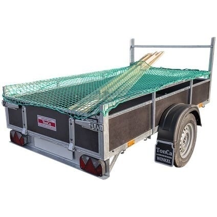 ProPlus Aanhangernet 200 x 300 cm Stretch met Elastisch Koord Aanhangwagen Gaasnet Trailer - VCTparts.nl