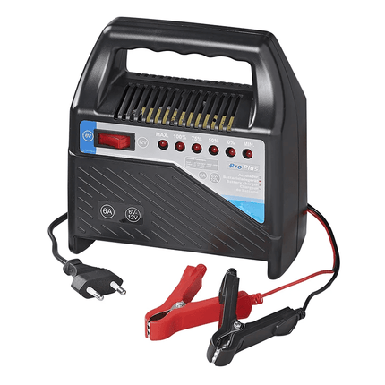 ProPlus ProPlus Acculader 6V/12V 6Amp - Betrouwbare en Veilige Autolader Oplader Druppellader voor Loodaccu's PAT Europe 1