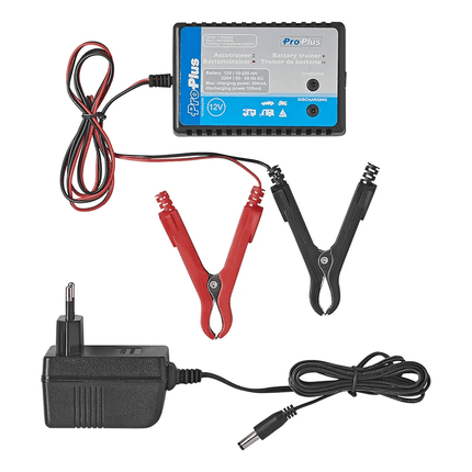 ProPlus ProPlus Accutrainer 230V naar 12V 10 - 250AH Adapter Oplader met Accuklem PAT Europe 3
