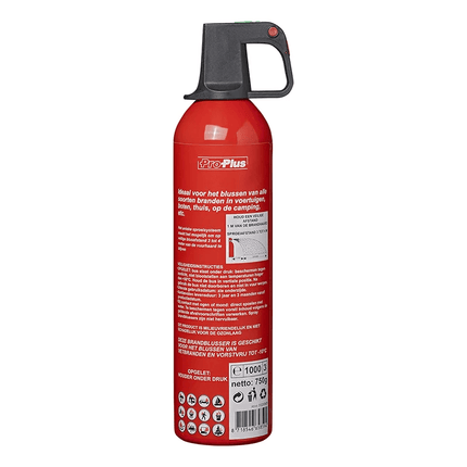 ProPlus Brandblusser 750ml AB F schuim vorstbestending - VCTparts.nl
