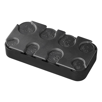 ProPlus Compacte Euro Munthouder – Handige Opberghulp voor Auto Caravan Camper en Thuis (105 x 51 x 20 mm)