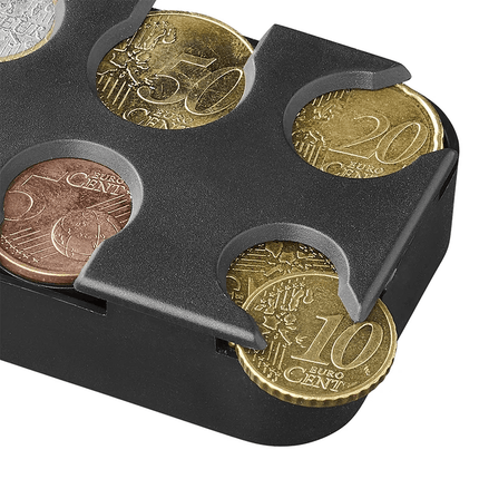 ProPlus ProPlus Compacte Euro Munthouder – Handige Opberghulp voor Auto Caravan Camper en Thuis (105 x 51 x 20 mm) PAT Europe 3