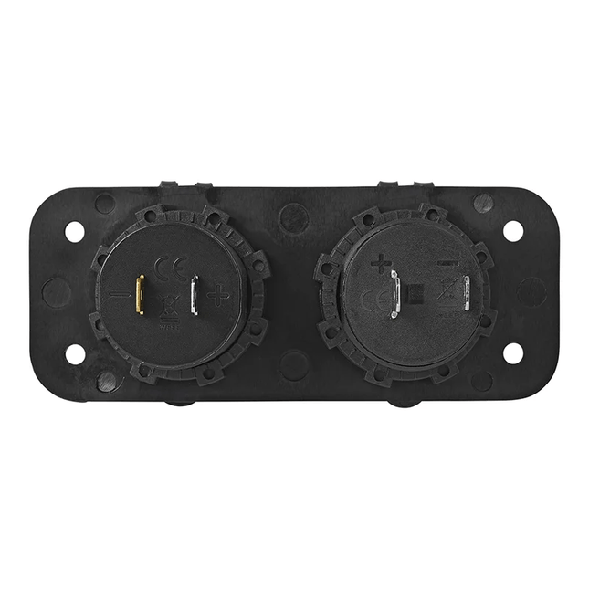 ProPlus Inbouw kit: 12V Stekkerdoos + USB Snellader Type A + C 2-weg 3A [Sigarettenaansteker Autocontraplug USB-C] - VCTparts.nl