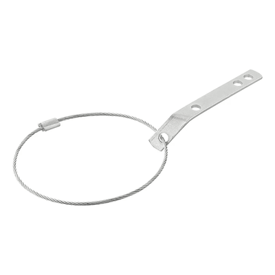 ProPlus Hulpkoppeling met Bevestiging Strip - Veiligheidskabel Breekkabel Trekhaakklem voor Aanhanger Caravan Trailer