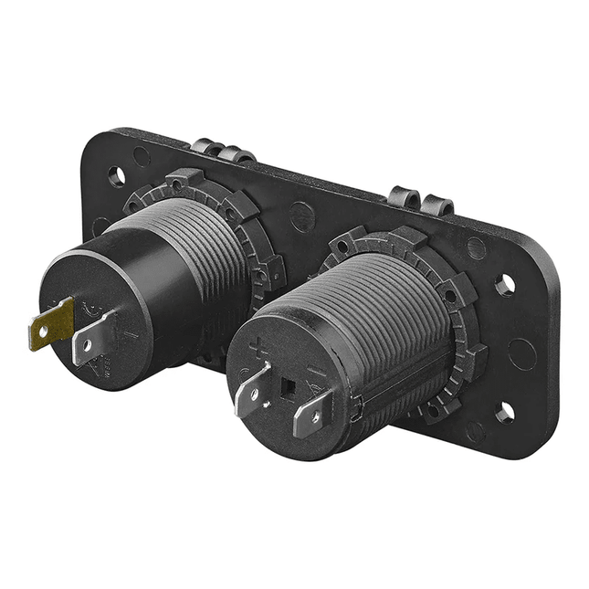 ProPlus Inbouw Kit 12V Stekkerdoos met 2x USB C Snellader 3A voor Auto - VCTparts.nl