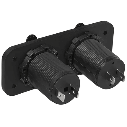 ProPlus ProPlus Inbouw kit: Stekkerdoos DIN + USB poort dubbel type A 2x2100mA - 12V/24V PAT Europe 7