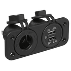 ProPlus ProPlus Inbouw kit: Stekkerdoos DIN + USB poort dubbel type A 2x2100mA - 12V/24V PAT Europe 8