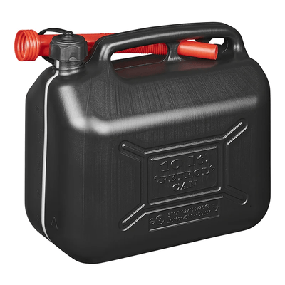 ProPlus Jerrycan 10L Kunststof Zwart UN-gekeurd Brandstofreservoir Tank