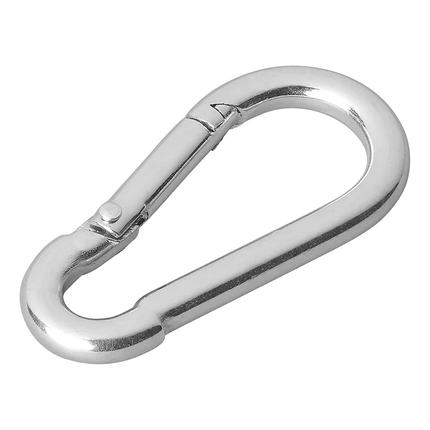 ProPlus ProPlus Karabijnhaak Metaal 6x60mm Middel [Carabijnhaak - Musketon - Veerhaak] PAT Europe 5