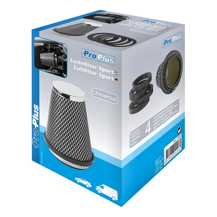 ProPlus ProPlus Open Luchtfilter Zilver - Sport Filter Universeel PAT Europe 7