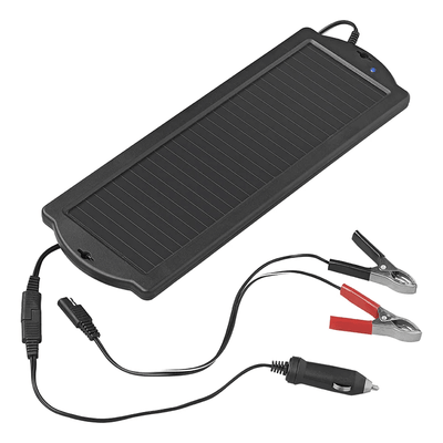 ProPlus Solar Zonnepaneel Druppellader 12V 15W Zuignap Sigarettenaansteker & Accuklem