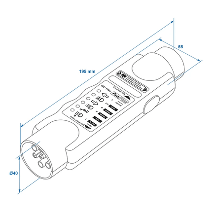 ProPlus ProPlus Stekkertester 7 - Polig 12V Aanhangwagen Aanhanger Verlichting Testapparaat PAT Europe 5