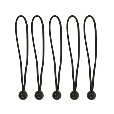 ProPlus Tentspanner Elastisch 25 cm met Plastic Bal Set van 5 Stuks Elastiek Koord Tent