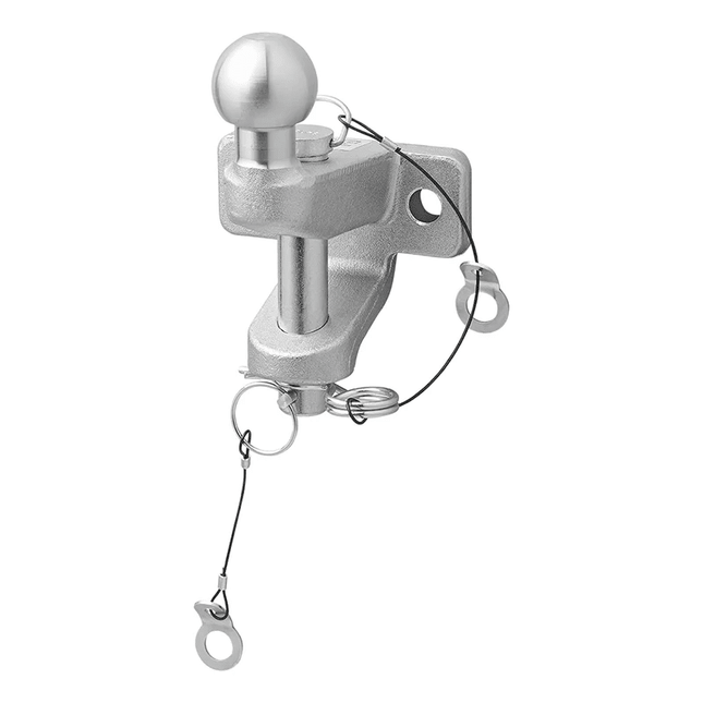 ProPlus Trekhaakkogel D202/S350 Gecombineerde Tweevoudige Uitvoering E - gekeurd Zilver Bumpertrekhaak Koppelingskogel - VCTparts.nl