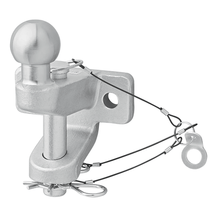 ProPlus ProPlus Trekhaakkogel D21/S350 Gecombineerde Tweevoudige Uitvoering E - gekeurd Zilver Bumpertrekhaak Koppelingskogel PAT Europe 8