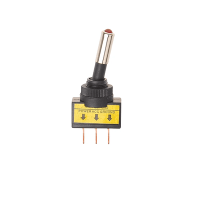 ProPlus Tuimelschakelaar LED Rood 12V - Max. 20A - Schakelaar met Verlichte Indicator