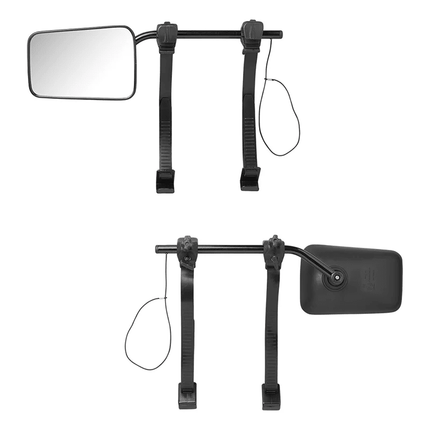 ProPlus Universele Opzetspiegel Caravanspiegel DeLuxe – Verstelbare Spiegel voor Camper Bestelwagen en 4x4 - Inclusief Opbergtas - Eenvoudige Montage - E - gekeurd - VCTparts.nl