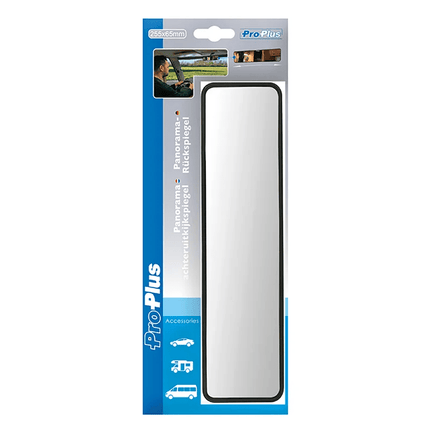 ProPlus ProPlus Universele Panorama Achteruitkijkspiegel Binnenspiegel 255x65mm Elastiek PAT Europe 2