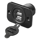 ProPlus USB - Inbouwdoos Tweevoudig Type A 3100mA - 12V/24V Laadcontactdoos met Bevestigingsmateriaal - VCTparts.nl
