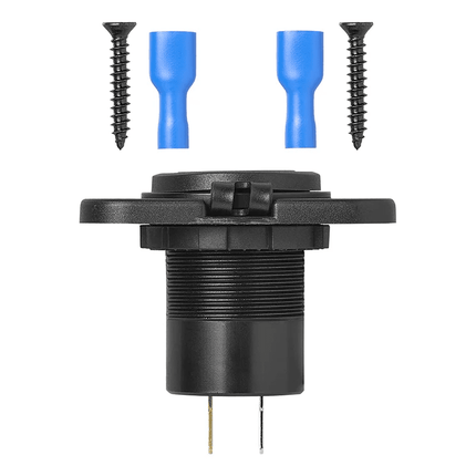 ProPlus USB Snellader Inbouw Type C 2 Weg 12V 24V met Montageplaat - VCTparts.nl