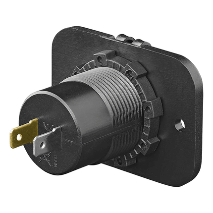 ProPlus USB Snellader Inbouw Type C 2 Weg 12V 24V met Montageplaat - VCTparts.nl