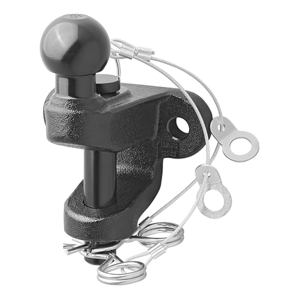 VCTparts ProPlus Zwarte Trekhaakkogel D17,2 S200 Gecombineerde Tweevoudige Uitvoering – E - Type Goedgekeurd VCTparts 1