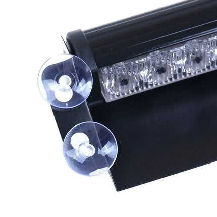 VCTparts Raamflitser Blauw - Rood Led Stroboscoop Zwaailicht met Zuignappen en 12V Plug NORGOS 7