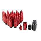 VCTparts Racing Wielmoeren M12x15 Spiked Lug Nuts - Rood (Set 20) [Wielbouten - Race Moeren] NORGOS 6