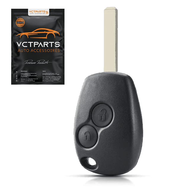Renault Afstandsbediening Behuizing [Twingo - Megan - Modus - Clio - Kangoo - Logan] (excl. chip) - VCTparts.nl