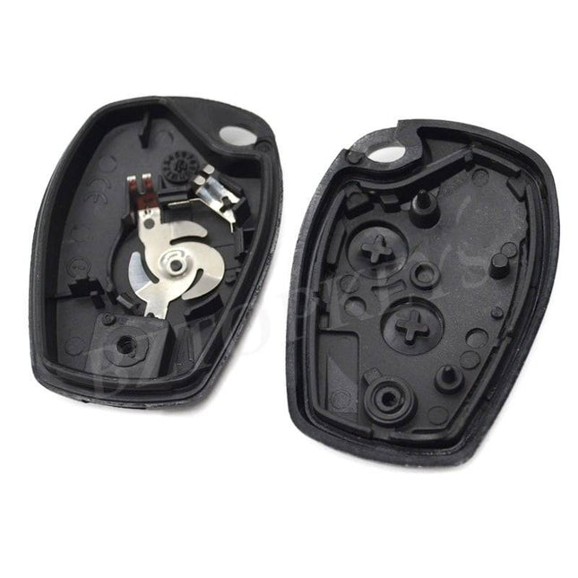 Renault Afstandsbediening Behuizing [Twingo - Megan - Modus - Clio - Kangoo - Logan] (excl. chip) - VCTparts.nl