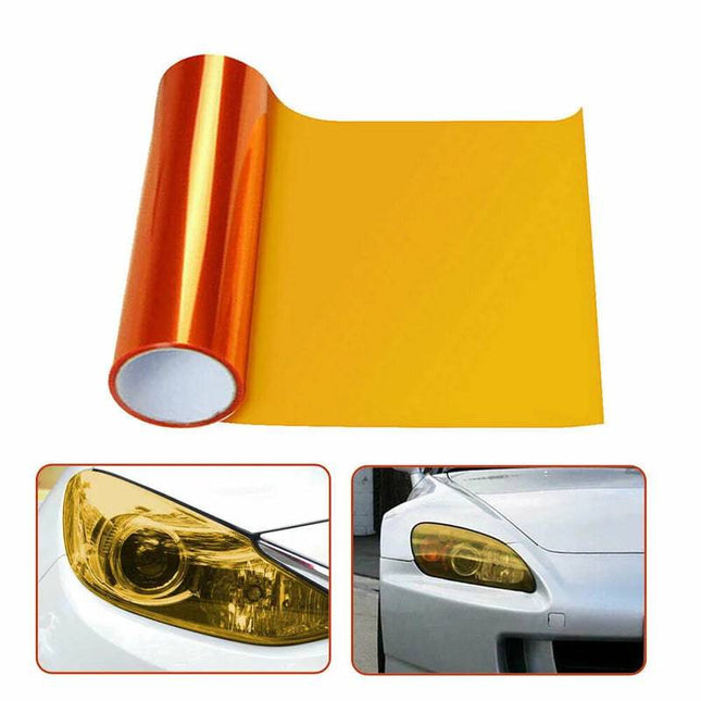 VCTparts Richtingaanwijzer Knipperlicht of Mistlicht Folie - Oranje 30 x 60cm Smoke Tint Vinyl NORGOS 1