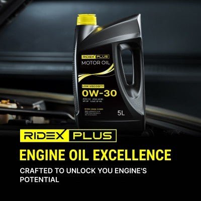 Ridex Plus RIDEX PLUS Low Viscosity 0W - 30 Volsynthetische Motorolie 5 Liter - Maximale Brandstofefficiëntie en Motorbescherming Ridex 7