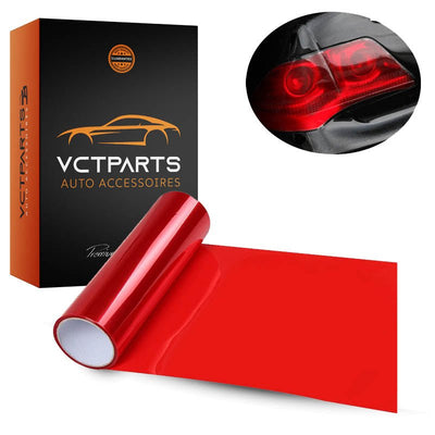 Rode Achterlicht Folie Auto – 30x60cm Smoke Tint Wrap Vinyl – Achterlicht Sticker Tuning Film Rood