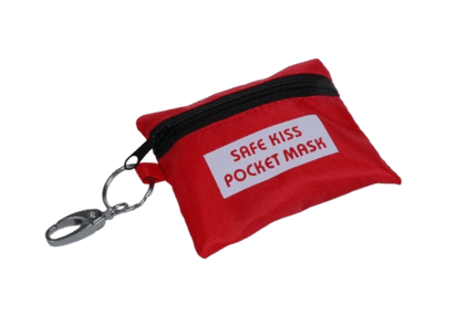 VCTparts Safe Kiss + Latex Handschoenen Sleutelhanger Beademingsset Reanimatie Masker FAMC 1