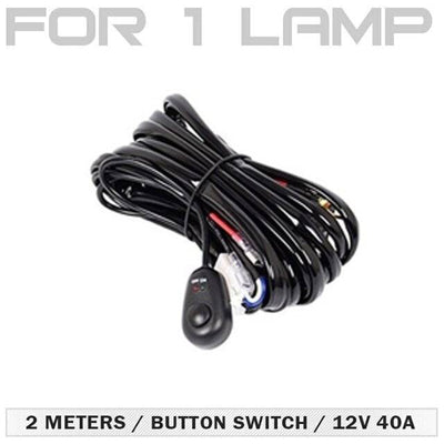 Schakelaar 12V Drukknop voor Inbouw Accessoires