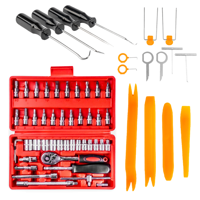 Android Radio Installatie Set – Complete Gereedschapsset voor Professionele en Doe-het-zelf Installaties - VCTparts.nl