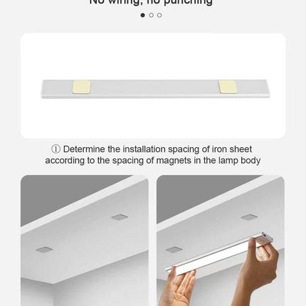 VCTparts Sensor Ledbalk UltraDunne Kastlamp – 40cm Draadloos en Instelbaar NORGOS 2