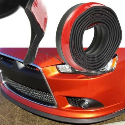VCTparts Side Skirts Verlaging Strip Bumper Bescherming Lip Rubber Sierstrip (2.5m) Zwart NORGOS 3