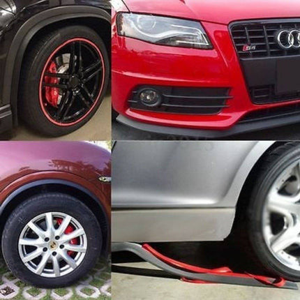 VCTparts Side Skirts Verlaging Strip Bumper Bescherming Lip Rubber Sierstrip (2.5m) Zwart NORGOS 4
