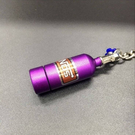 VCTparts Sleutelhanger Nitro NOS Fles met Lampje NORGOS 4
