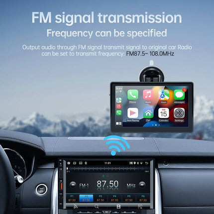VCTparts Smart Navigatiesysteem Touchscreen Scherm met Zuignap 7inch Scherm [Draadloos Apple Carplay & Android Auto] NORGOS 5