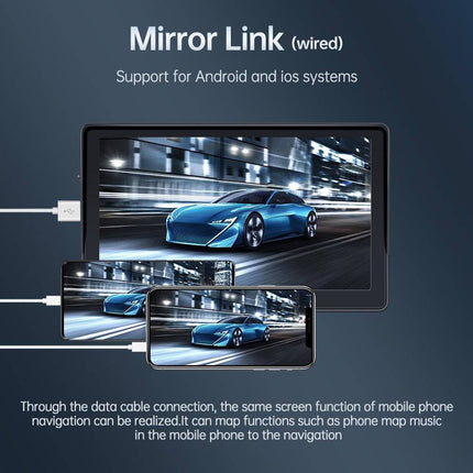 VCTparts Smart Navigatiesysteem Touchscreen Scherm met Zuignap 7inch Scherm [Draadloos Apple Carplay & Android Auto] NORGOS 10