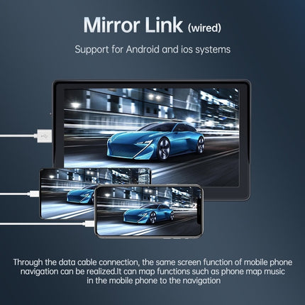 VCTparts Smart Navigatiesysteem Touchscreen Scherm met Zuignap en Achteruitrijcamera 7inch Scherm [Draadloos Apple Carplay & Android Auto] NORGOS 8