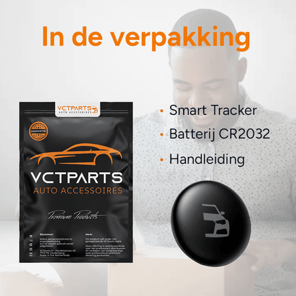 VCTparts Smart Tag Bluetooth/GPS Handtas Tracker – Bescherm je Tas met Tracer Maps en Zoek Mijn App iOS/iPhone – Zwart Mega - Creations 5