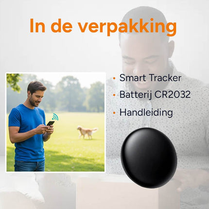 VCTparts Smart Tag Bluetooth/GPS Hondentracker – Volg je Huisdier met Tracer Maps en Zoek Mijn App iOS/iPhone – Zwart Mega - Creations 9