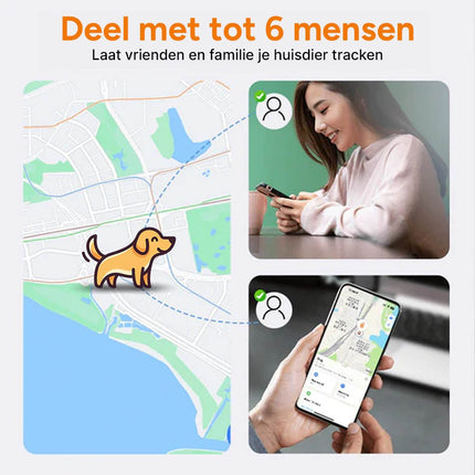 VCTparts Smart Tag Bluetooth/GPS Hondentracker – Volg je Huisdier met Tracer Maps en Zoek Mijn App iOS/iPhone – Zwart Mega - Creations 6